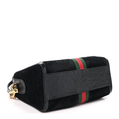 Gucci Suede Patent GG Web Medium Ophidia Boston Black 4 of 11