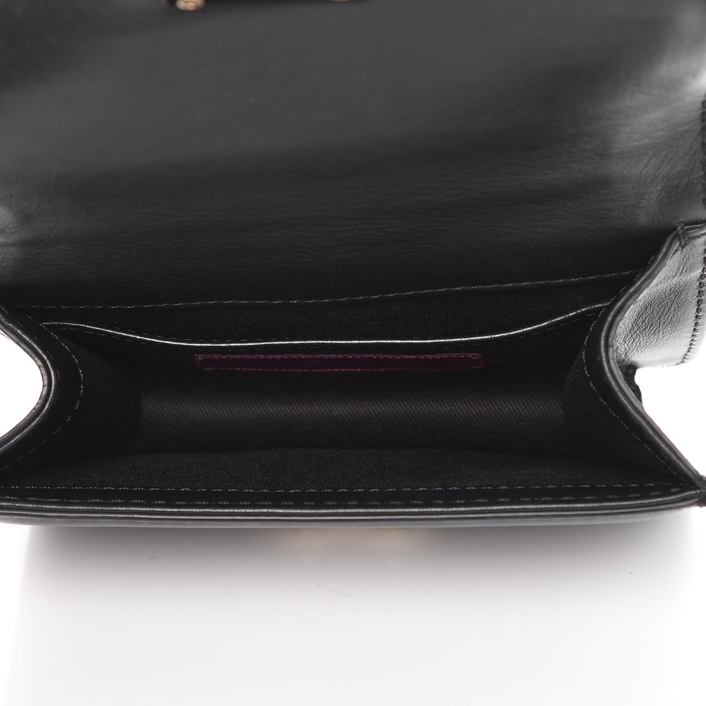 Vitello Mini Glam Lock Rockstud Flap Black
