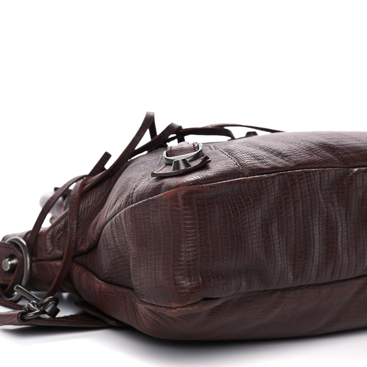Balenciaga Agneau Lizard Embossed First Castagna 2 of 13