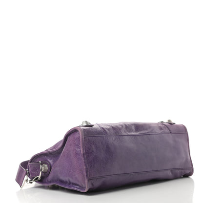 Balenciaga Agneau Giant 21 Silver Hardware City Raisin 4 of 12