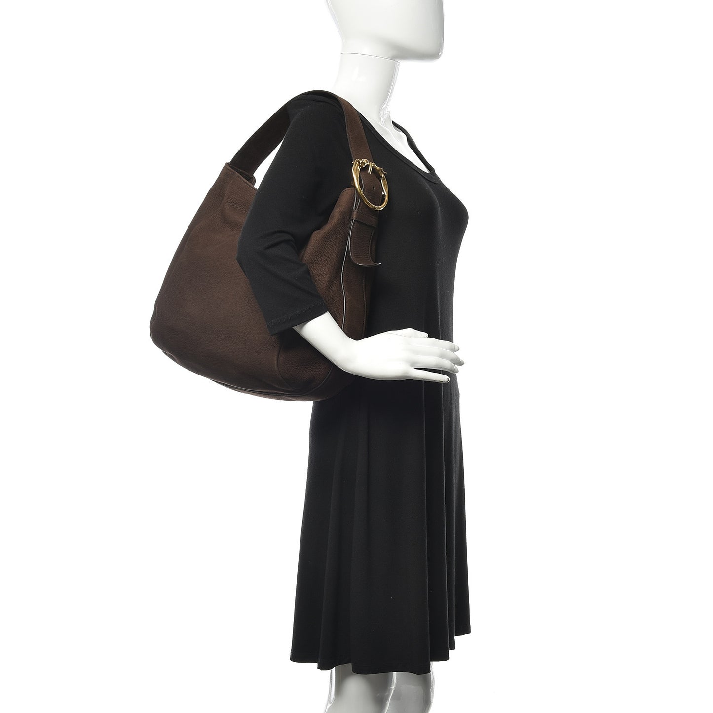 Nubuck Ribot Horse Heads Hobo Brown