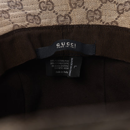 Gucci Monogram Web Bucket Hat L Brown 5 of 5