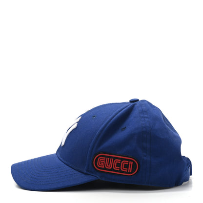 Gucci X SEGA Cotton NY Yankees Baseball Hat 55-59 Blue 4 of 8