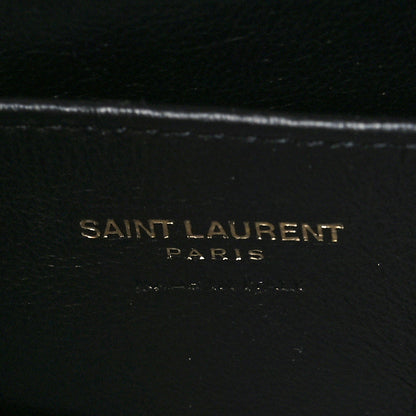 Saint Laurent Calfskin Monogram Baby Cabas Black 6 of 9