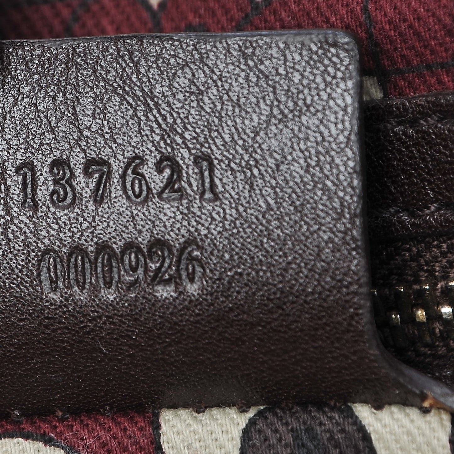 Guccissima Medium Pelham Shoulder Bag Dark Brown