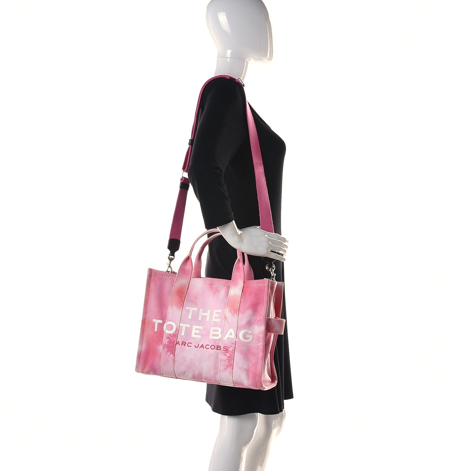 Marc Jacobs Cotton Canvas Medium The Traveler Tote Bag Tie Dye 2 of 10