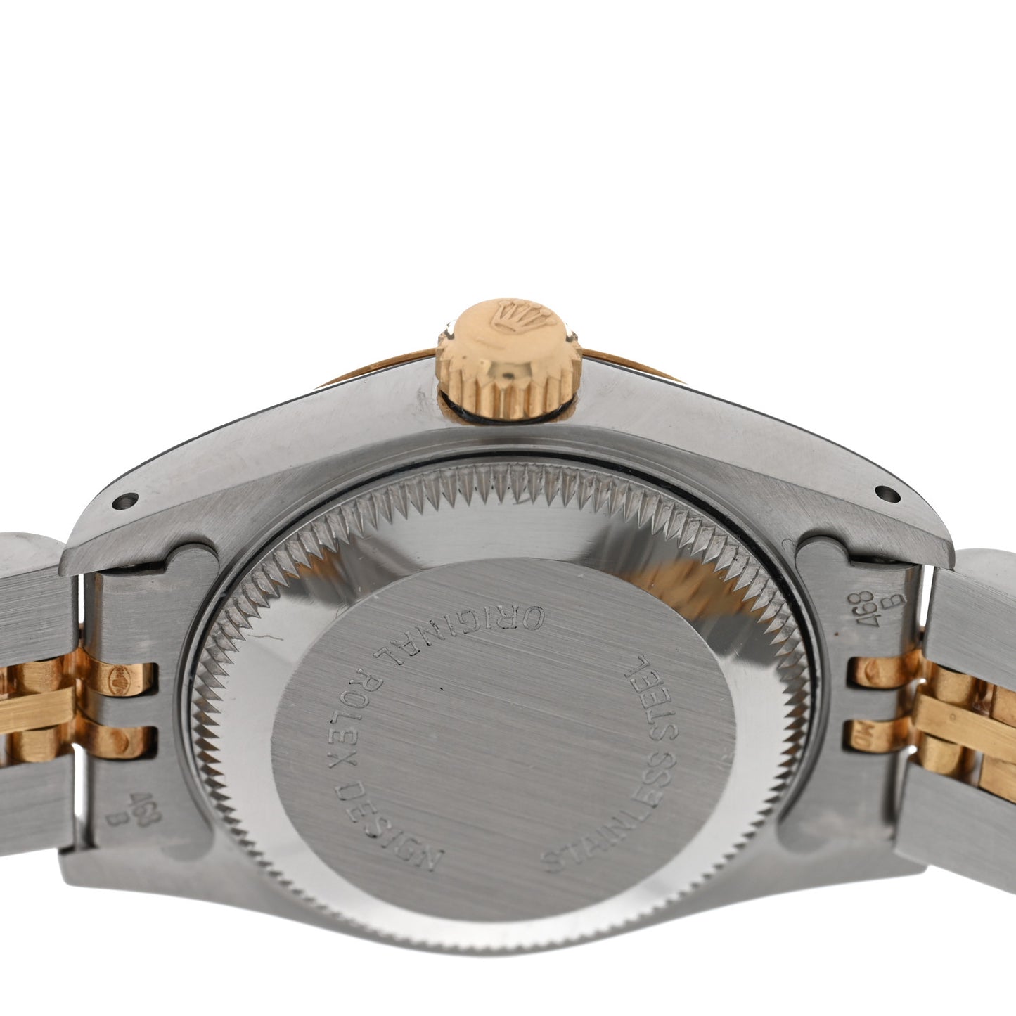 Stainless Steel 18K Yellow Gold 26mm Oyster Perpetual Datejust Watch Silver Tapestry 69173