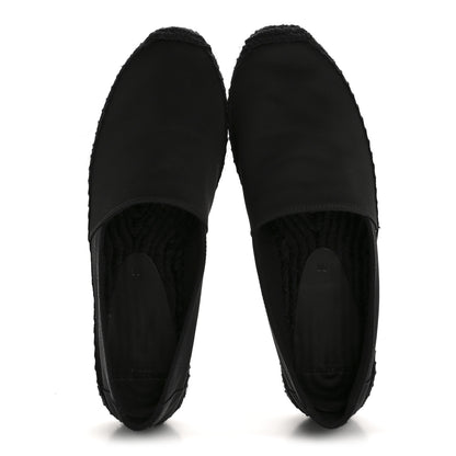 Saint Laurent Crepe Satin Elba Espadrilles 38 Black 2 of 9