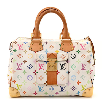 Louis Vuitton Monogram Multicolor Speedy 30 White 1 of 14