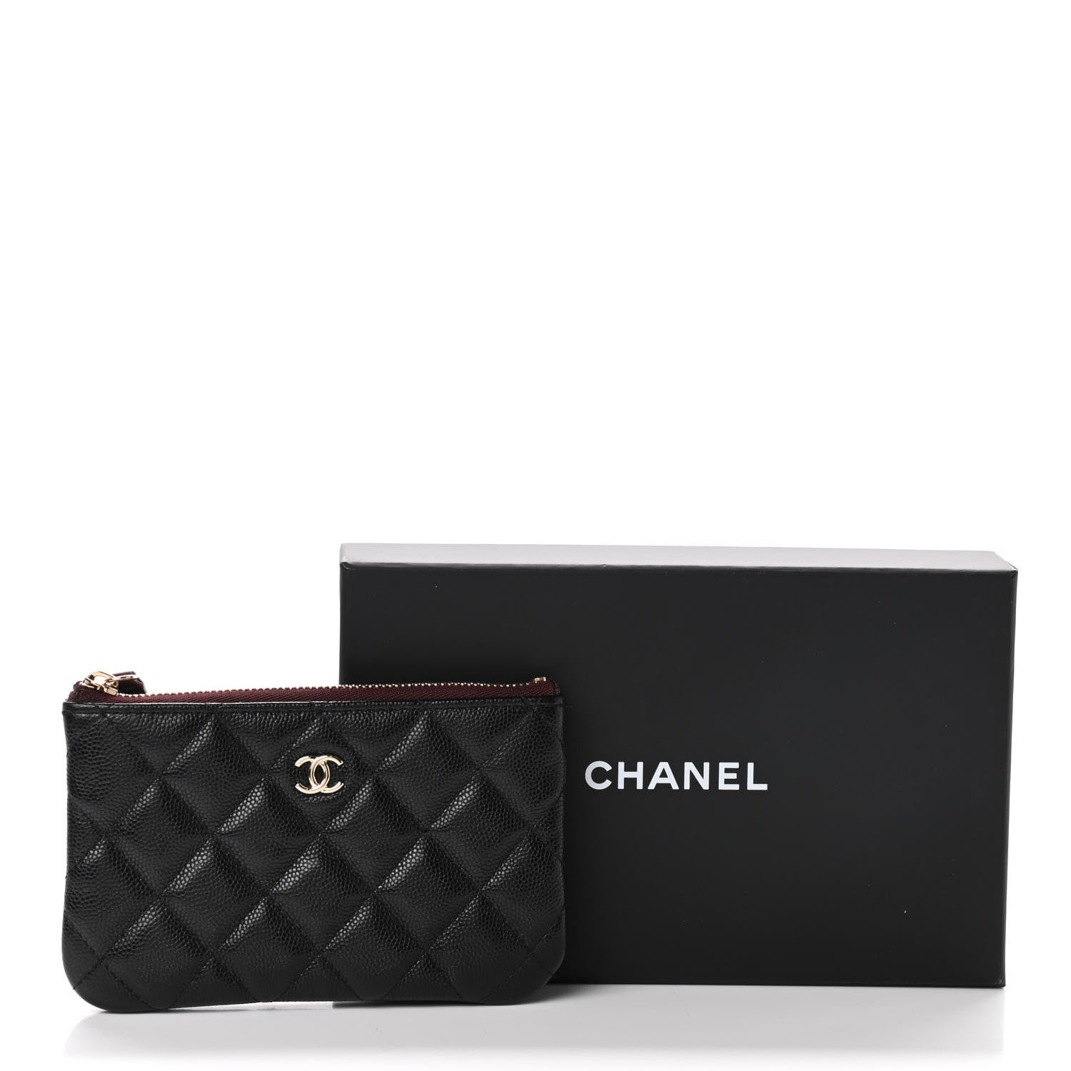 Chanel Caviar Quilted Small Cosmetic Case Black 8 of 8