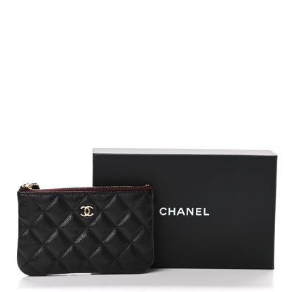 Chanel Caviar Quilted Small Cosmetic Case Black 8 of 8