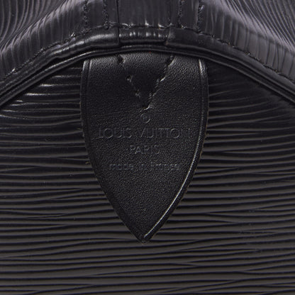 Louis Vuitton Epi Speedy 25 Black 8 of 9