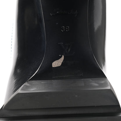Louis Vuitton Patent Calfskin Monogram Star Trail Chelsea Ankle Boots 39 Black 9 of 9