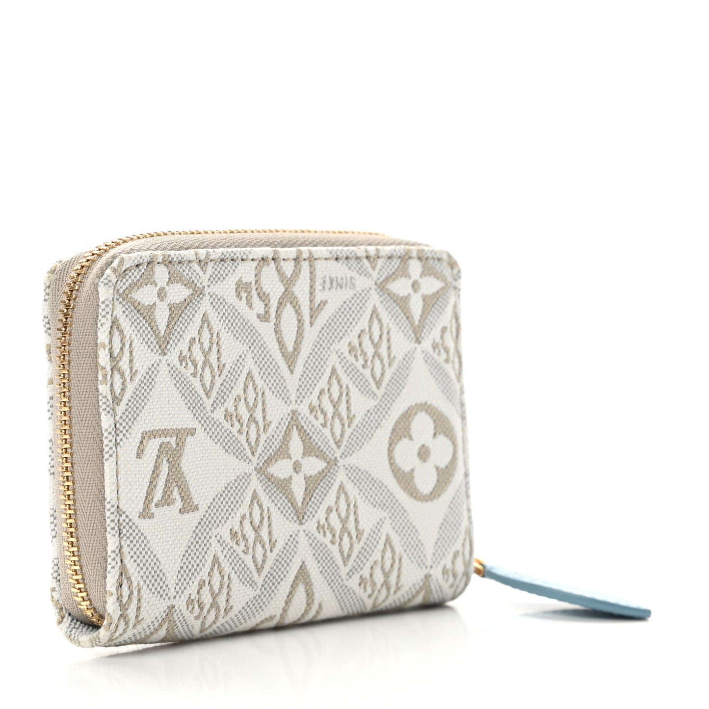 Jacquard Since 1854 Zippy Coin Purse Blue