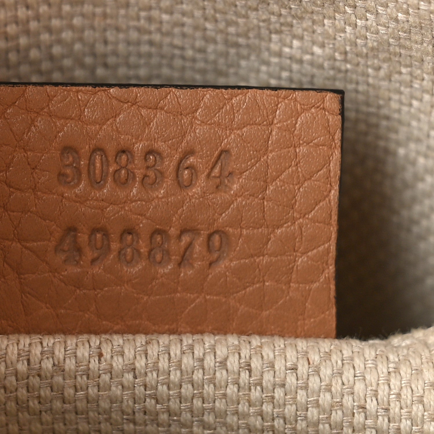 Gucci Pebbled Calfskin Small Soho Disco Bag Camelia 7 of 9