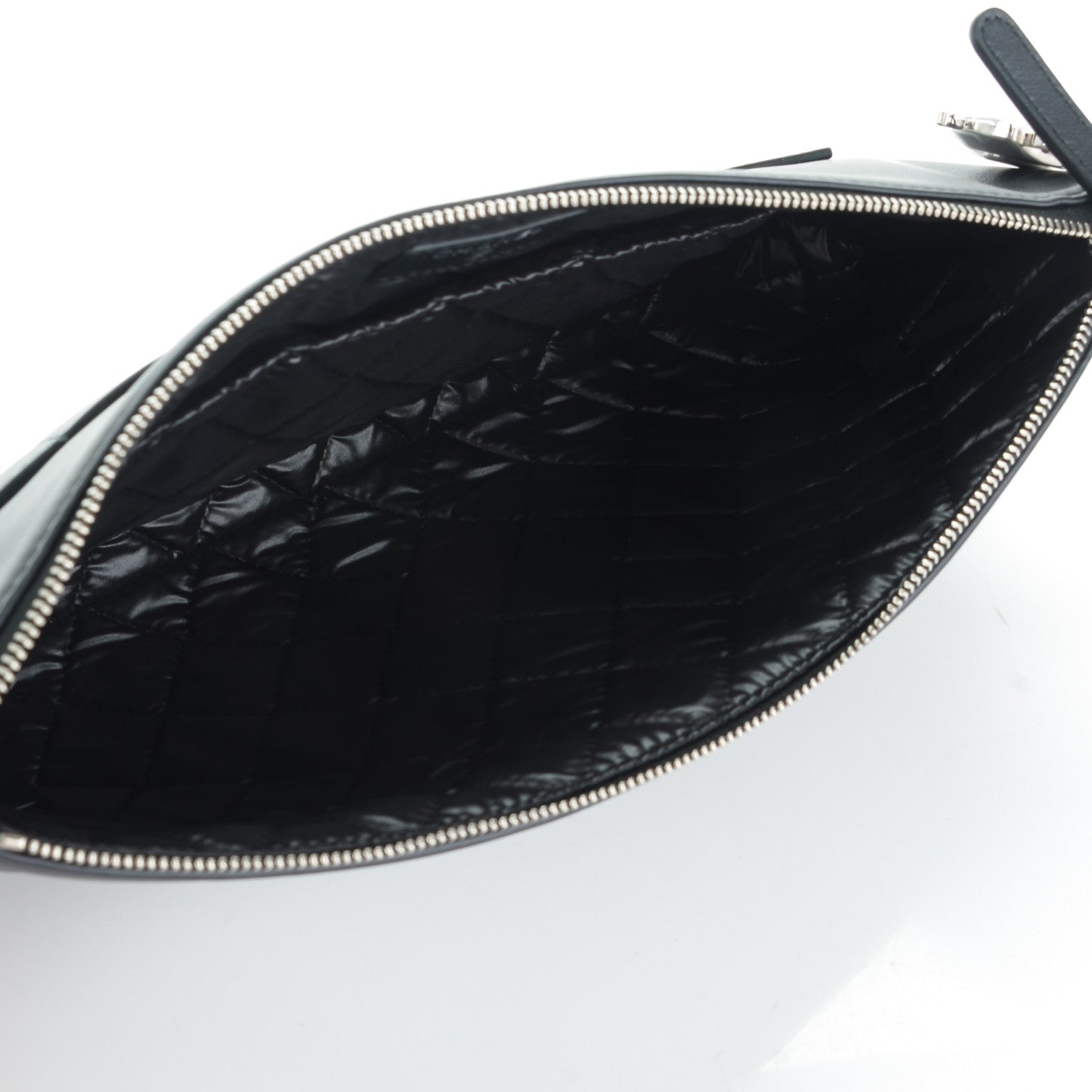 Chanel Metallic Calfskin Keyboard Pouch Black 5 of 8