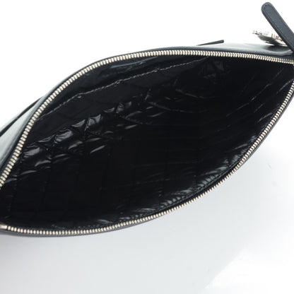 Chanel Metallic Calfskin Keyboard Pouch Black 5 of 8