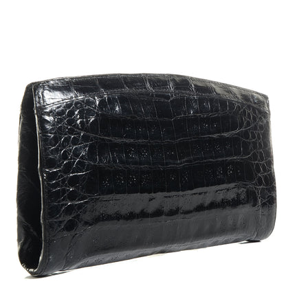 Nancy Gonzalez Crocodile Clutch Black 3 of 8