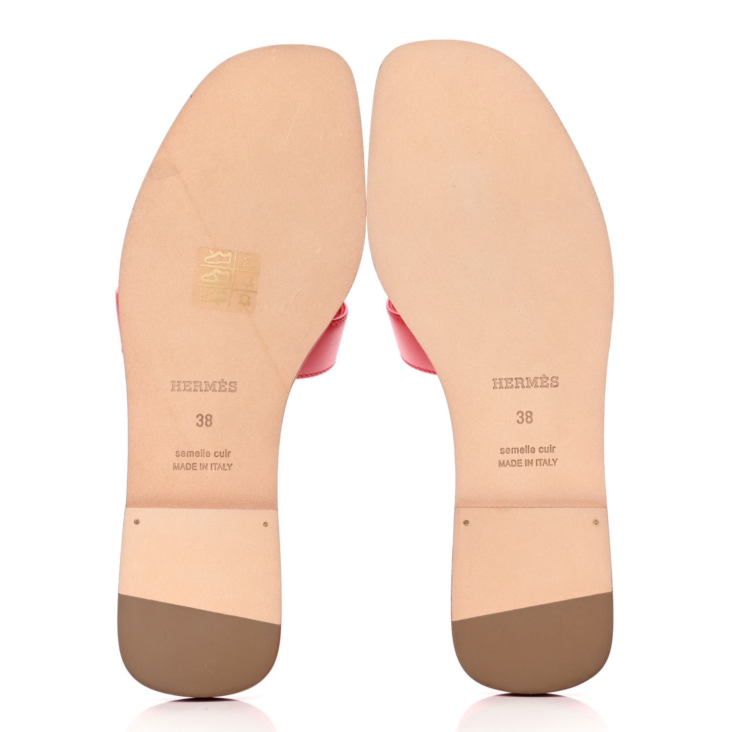 Calfskin Oran Sandals 38 Rouge Bali