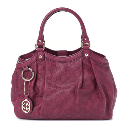 Gucci Guccissima Medium Sukey Tote Raspberry Candy 1 of 10