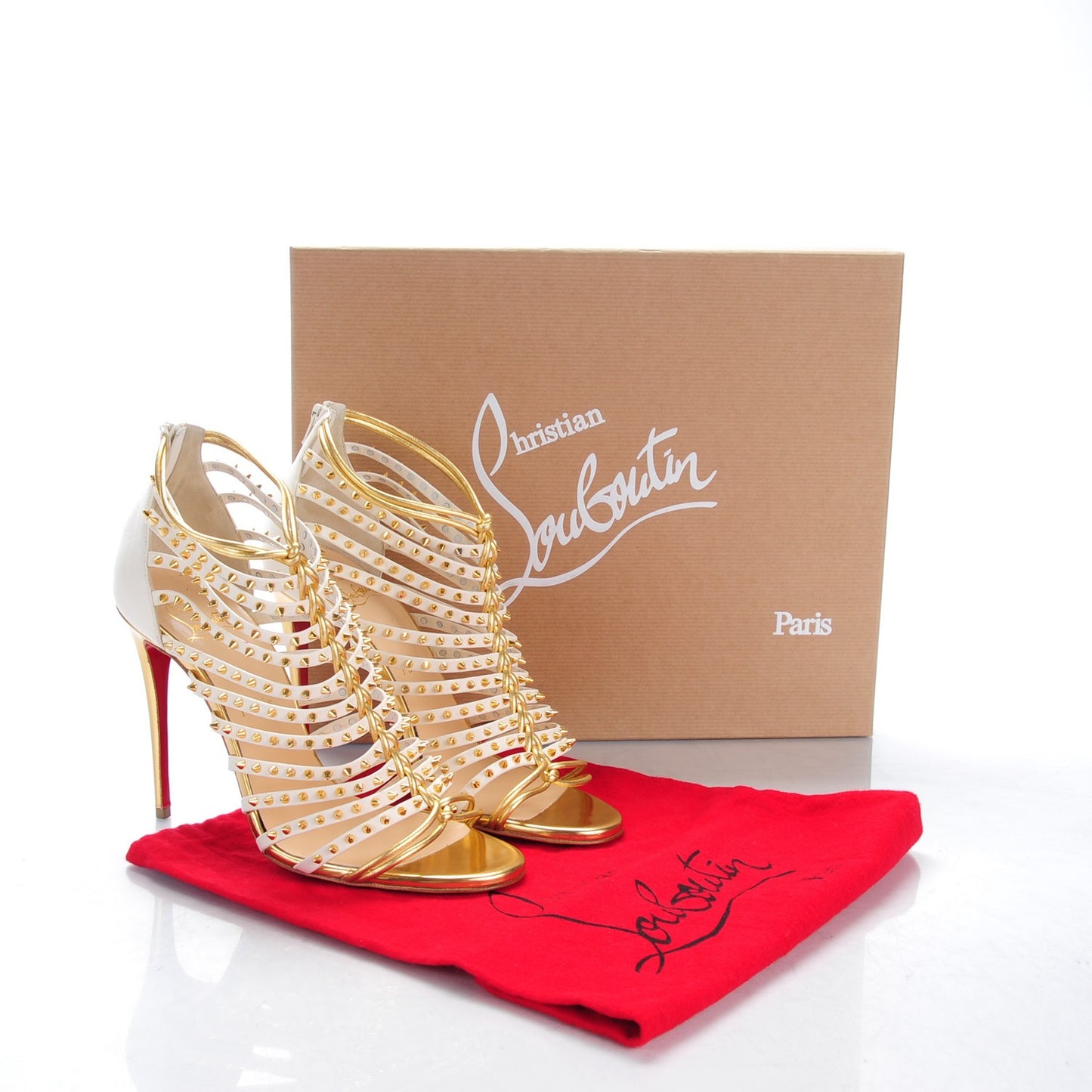 Kid Nappa Millaclou 100 Cage Sandals 37 Edelweiss Gold
