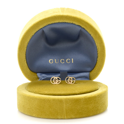 Gucci 18K Yellow Gold GG Tissue Stud Earrings 5 of 5