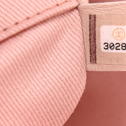 Chanel Mixed Fibers Calfskin Small Deauville Tote Rose Pink 7 of 10