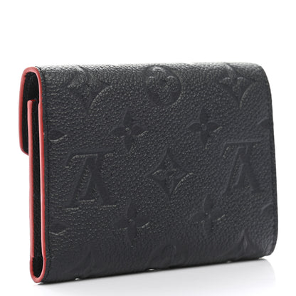 Louis Vuitton Empreinte Victorine Wallet Marine Rouge 3 of 7