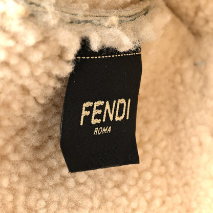 Fendi Metallic Lambskin Sheepskin Fur Re-Edition 2005-2006 Baguette Light Blue 6 of 10