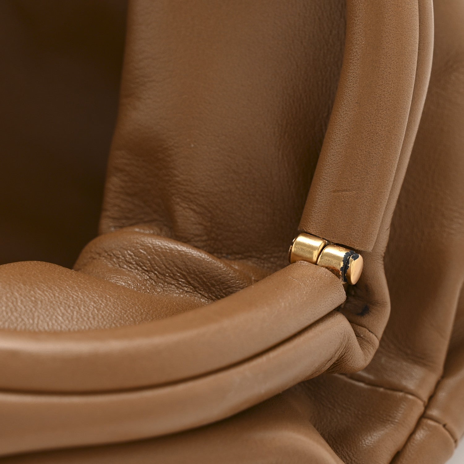 Bottega Veneta Butter Calfskin The Mini Pouch Camel 1772682