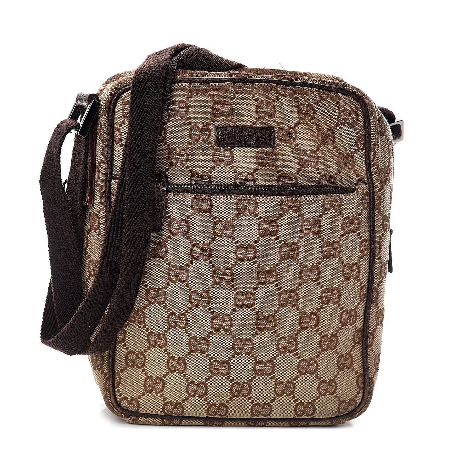 Monogram GG Small Flight Crossbody Bag Brown