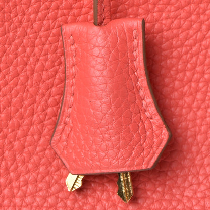 Hermes Taurillon Clemence Kelly Retourne 28 Rose Jaipur 29 of 38