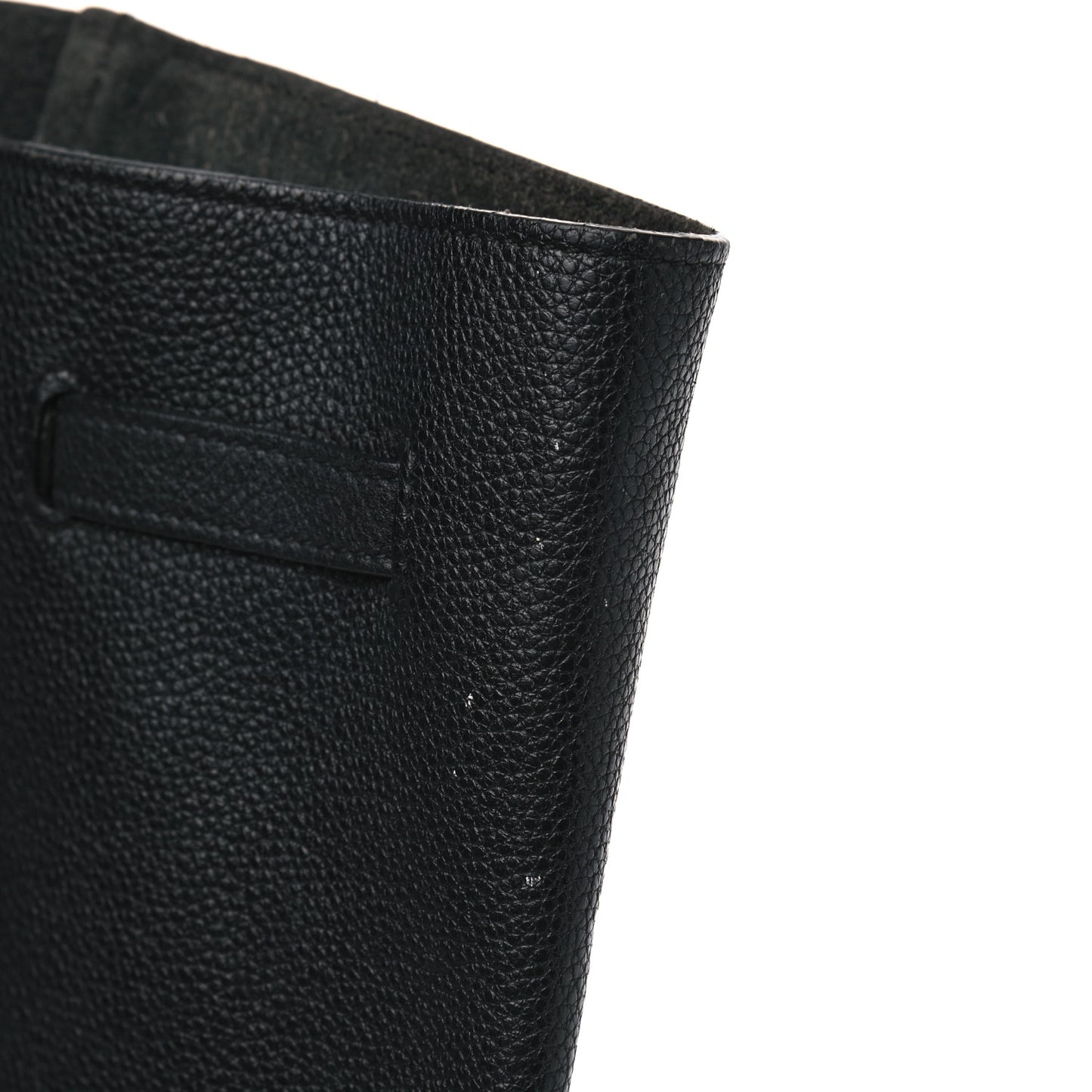 Soft Grained Calfskin Small Belt Cabas Phantom Black