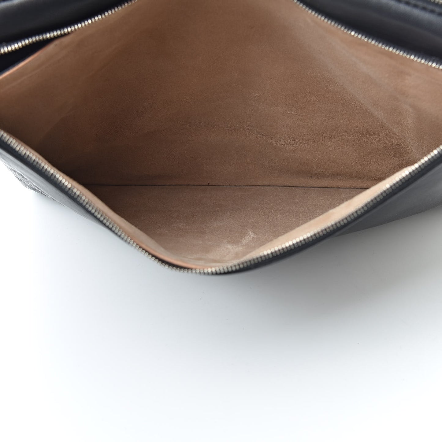 Lambskin Roll Clutch Black
