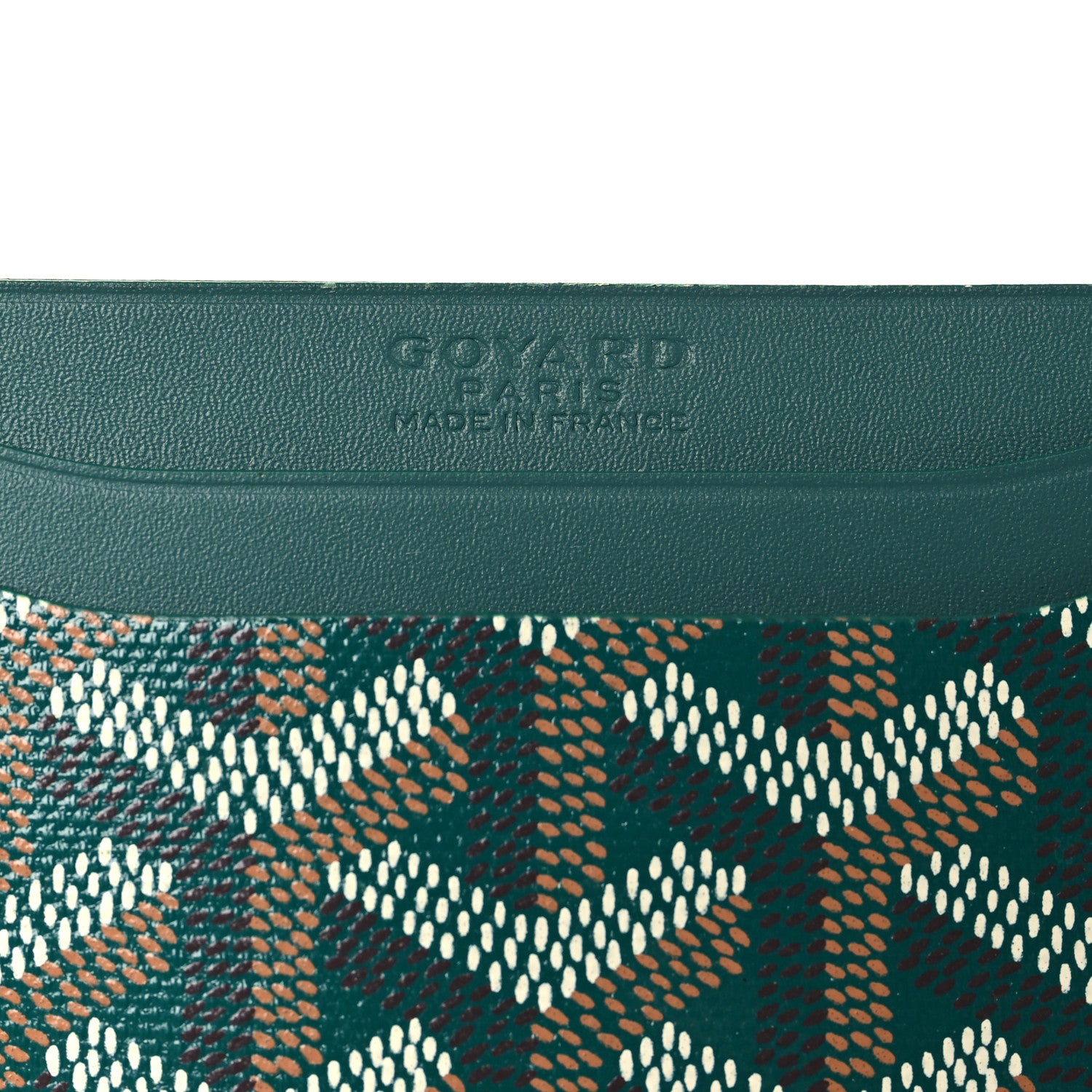 Goyard Goyardine Saint Sulpice Card Holder Green 6 of 7