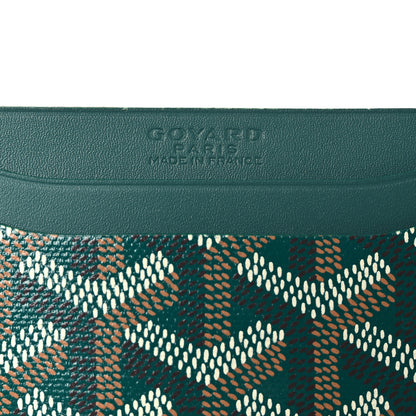 Goyard Goyardine Saint Sulpice Card Holder Green 6 of 7