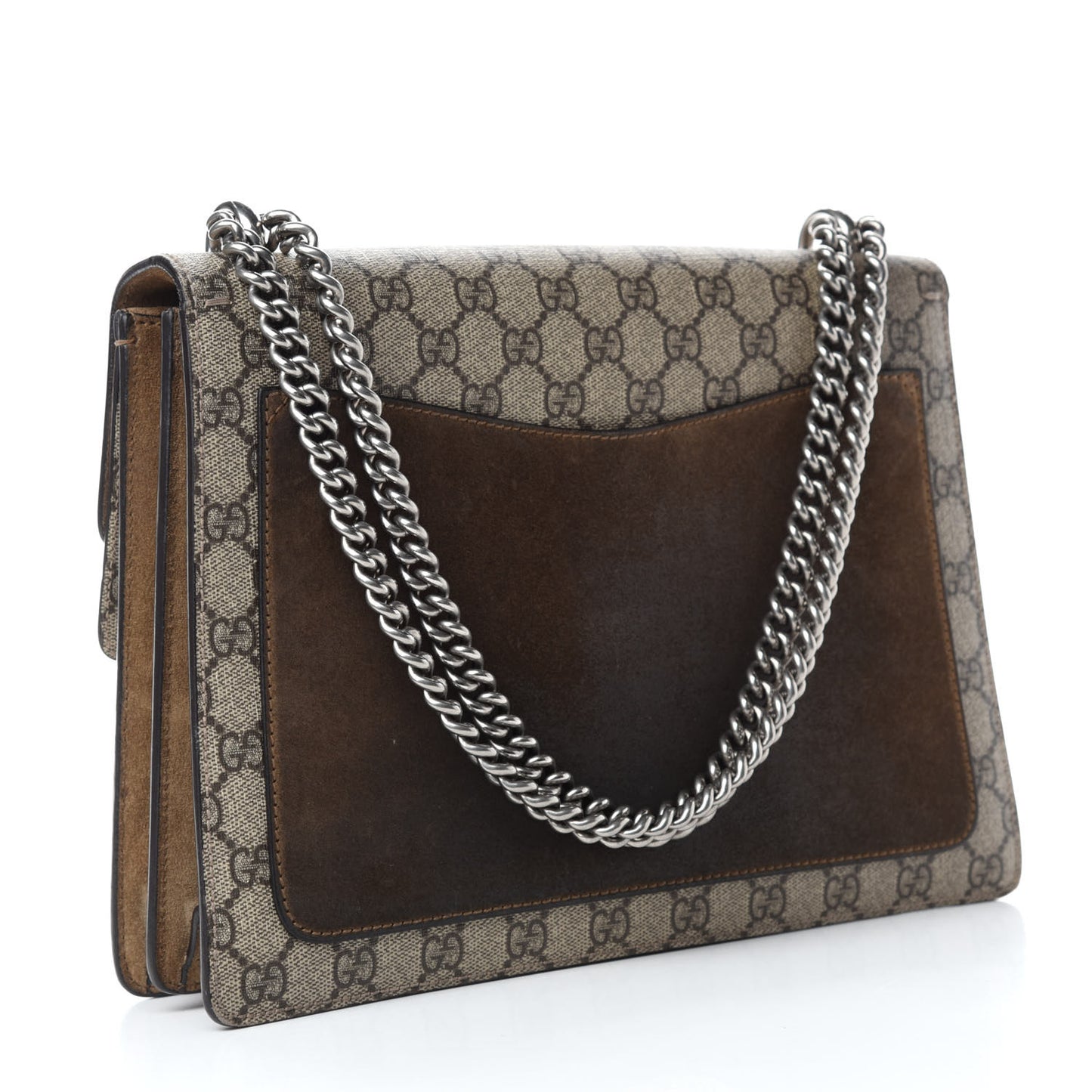 GG Supreme Monogram Medium Dionysus Shoulder Bag Taupe