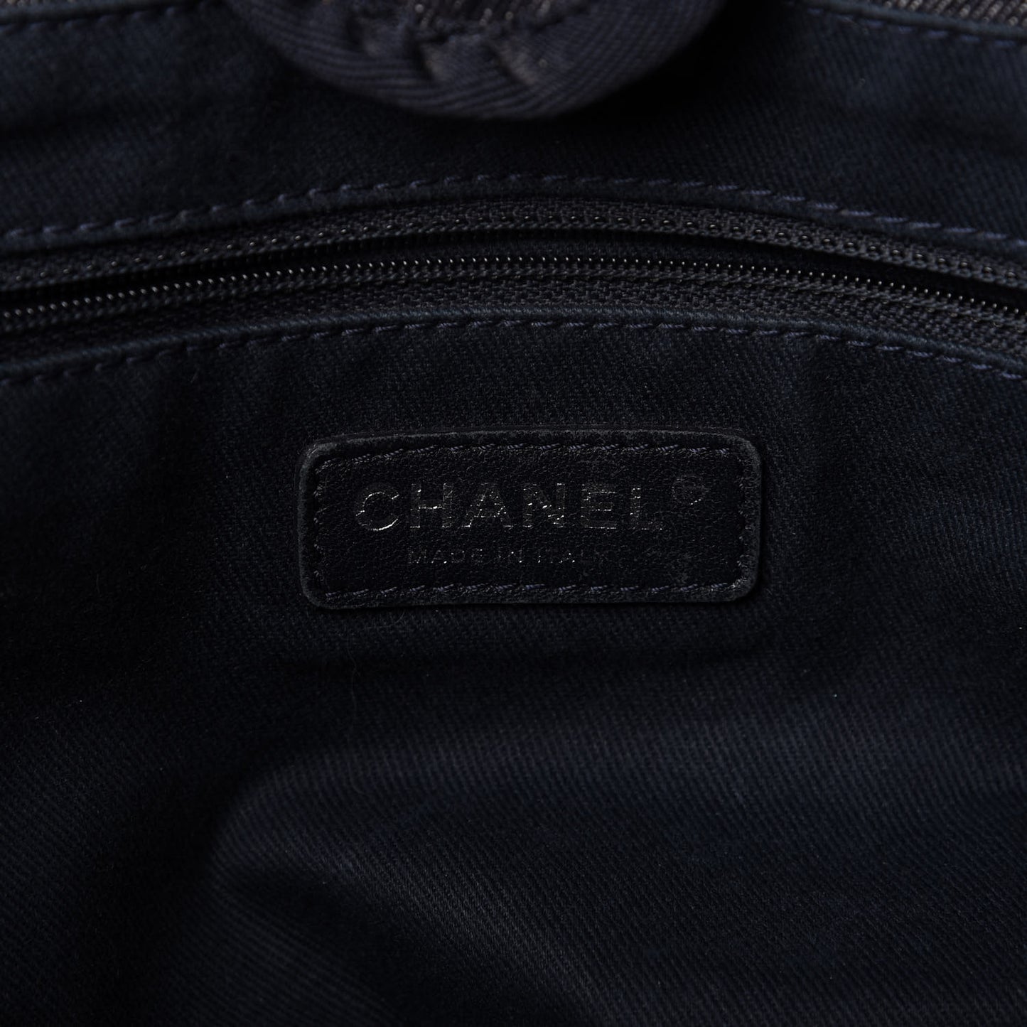 Denim Small Deauville Tote Dark Blue