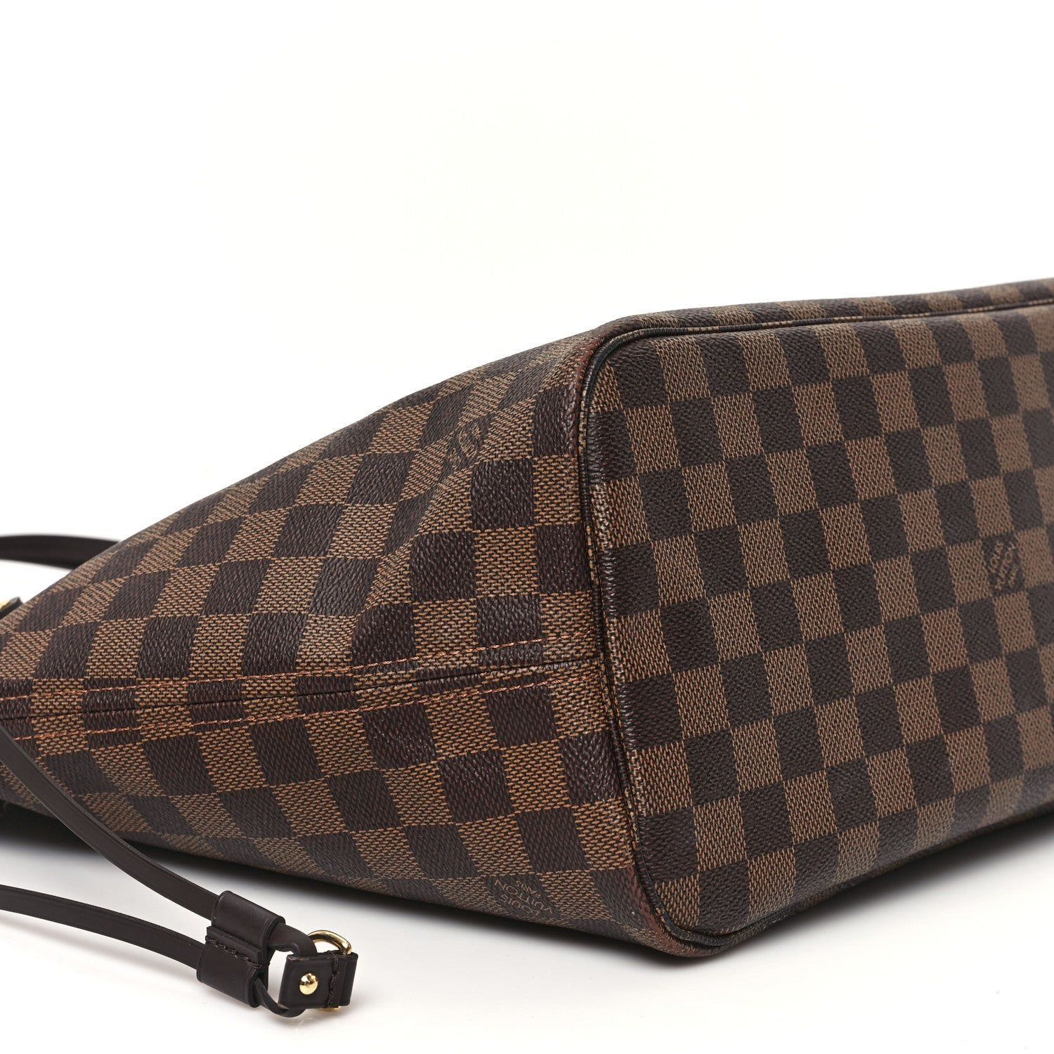 Louis Vuitton Damier Ebene Neo Neverfull MM Rose Ballerine 9 of 11