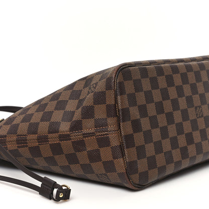 Louis Vuitton Damier Ebene Neo Neverfull MM Rose Ballerine 9 of 11