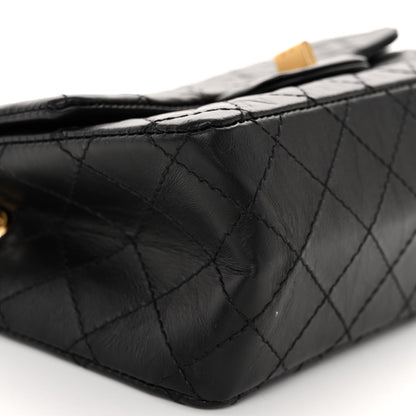 Chanel Aged Calfskin Quilted 2.55 Reissue Mini Flap Black 8 of 9