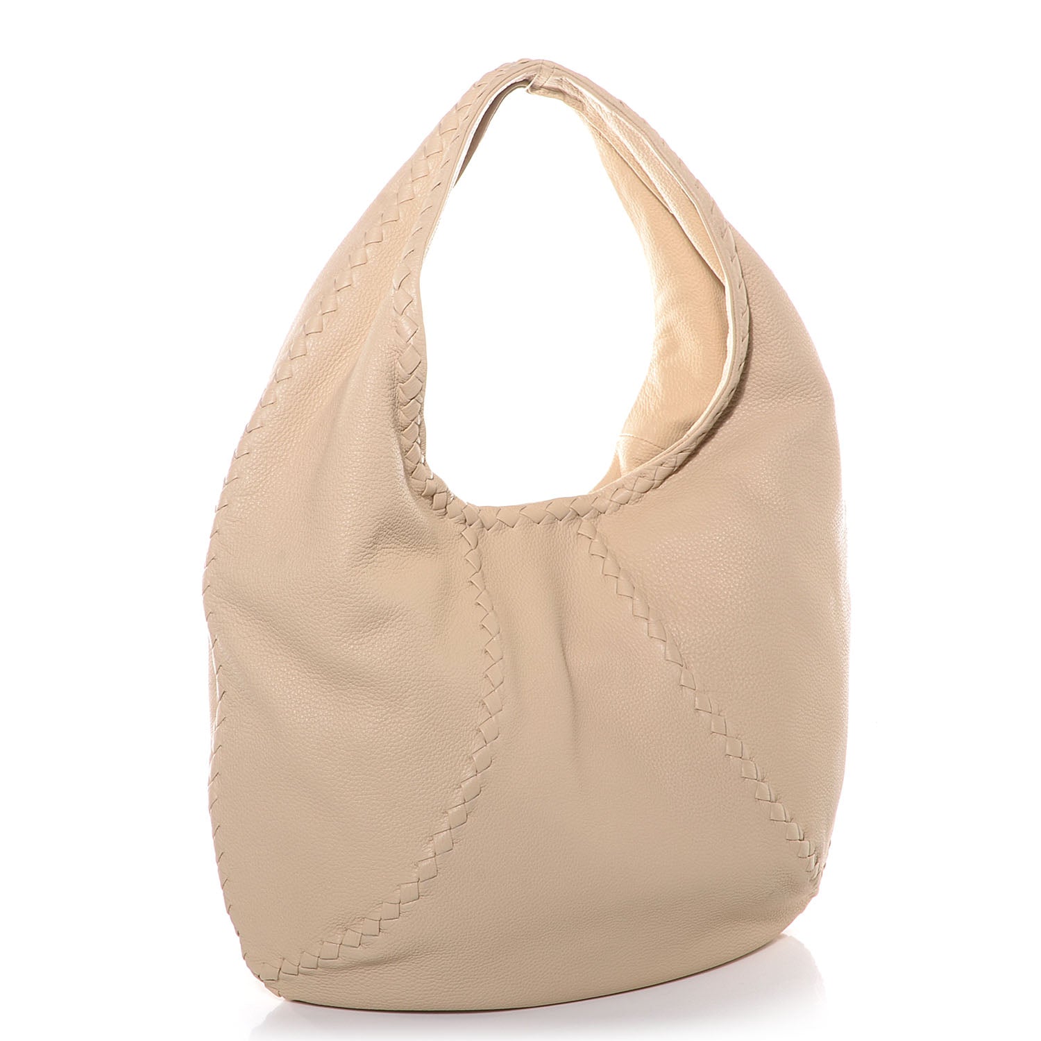 Bottega Veneta Cervo Deerskin Large Hobo Alabastre 3 of 8