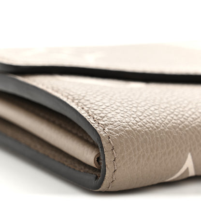 Louis Vuitton Empreinte Monogram Giant Sarah Wallet Tourterelle Creme 7 of 8