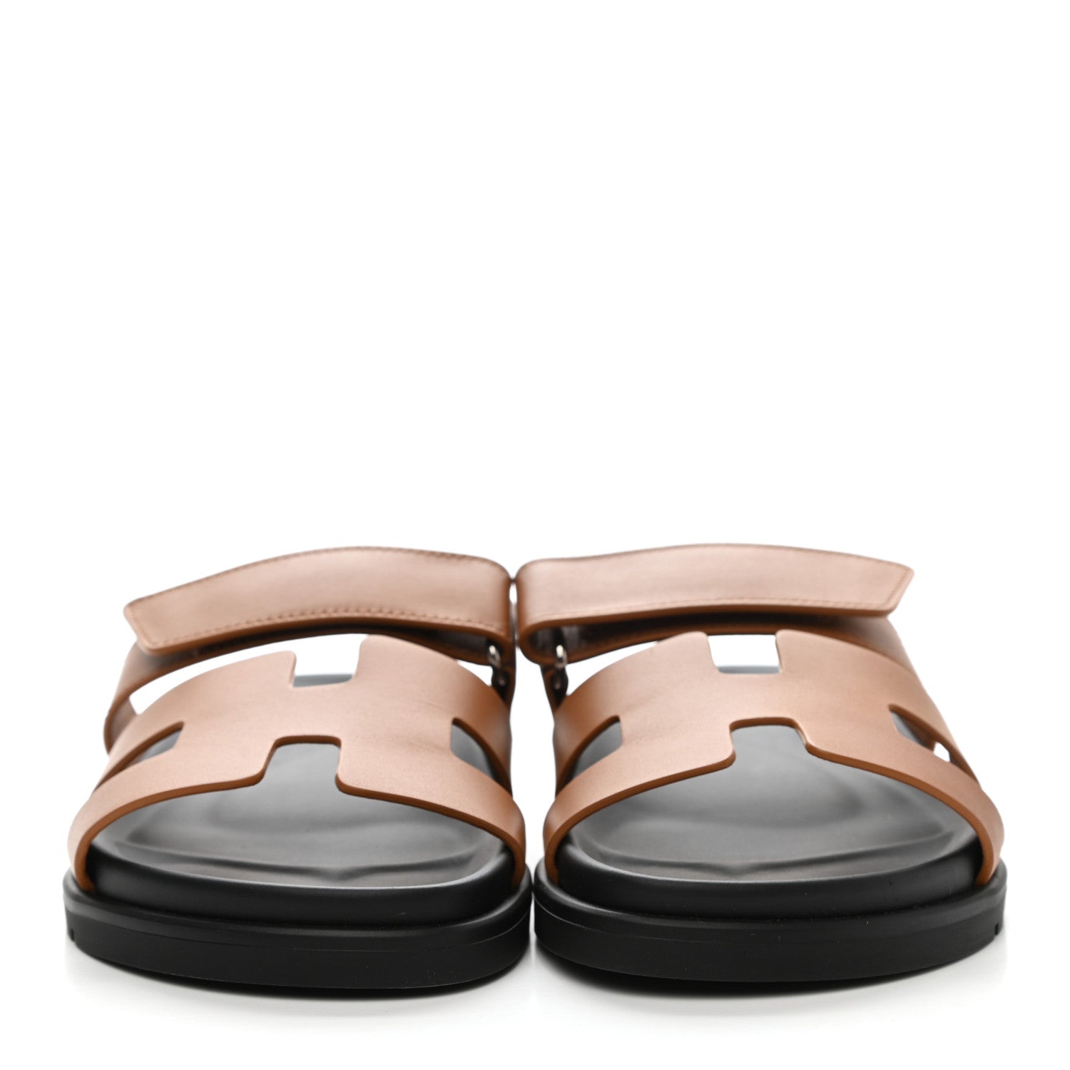 Hermes Calfskin Womens Chypre Sandals 36 Naturel 2 of 9