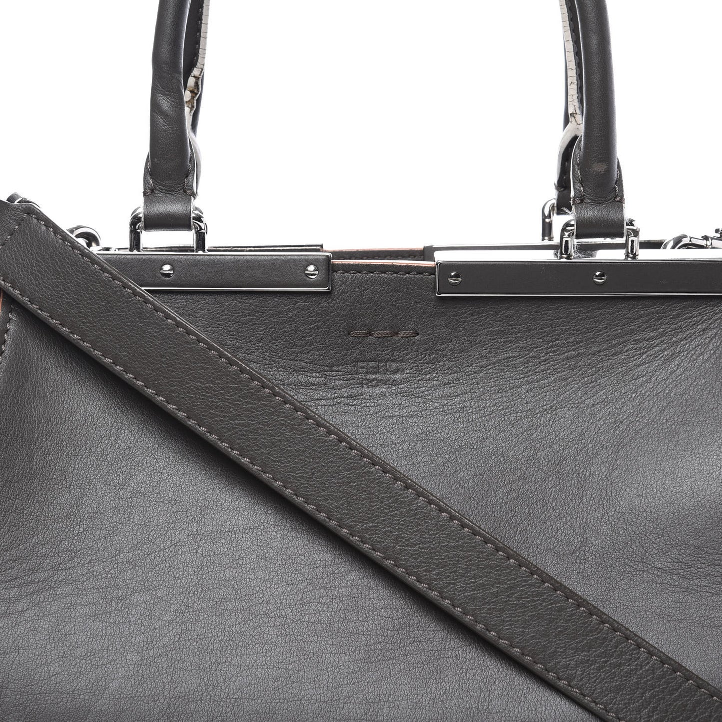 Vitello Dolce Century Petite 3Jours Tote Carbone