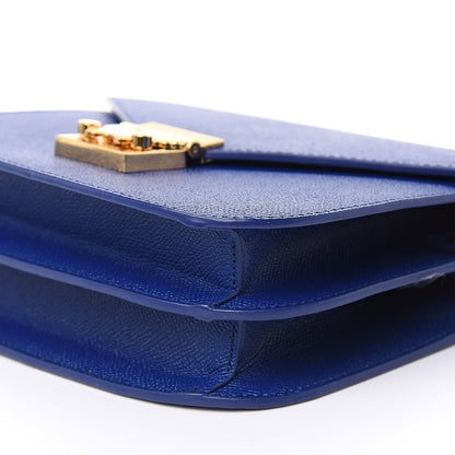 MCM Park Avenue Calfskin Small Patricia Crossbody Bag Blue 8 of 8