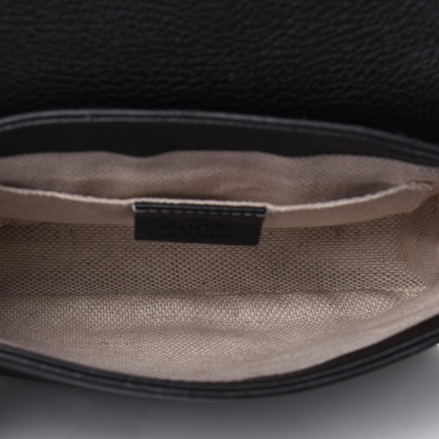 Gucci Pebbled Calfskin Small Soho Flap Crossbody Black 5 of 15