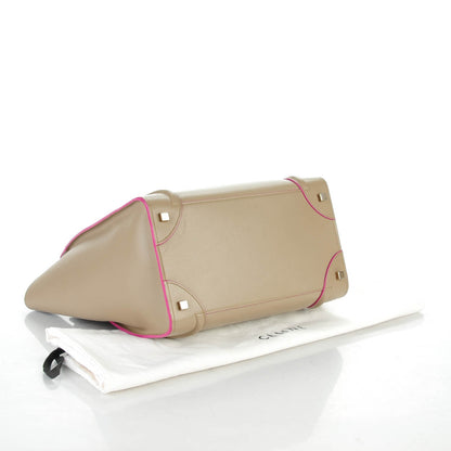 Celine Palmelato Calfskin Mini Luggage Camel 5 of 10