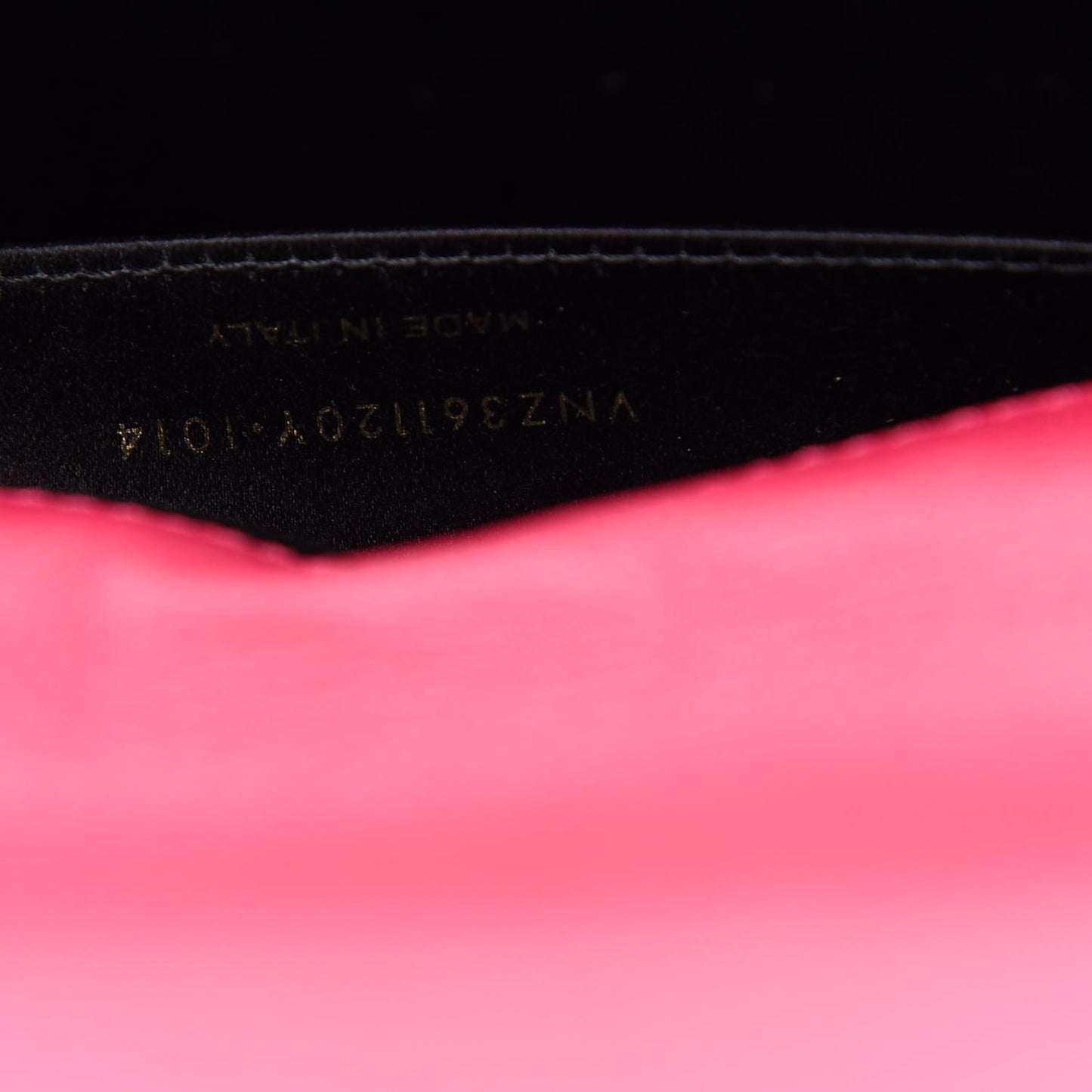 Calfskin Monogram Large Belle De Jour Clutch Lipstick Fuchsia