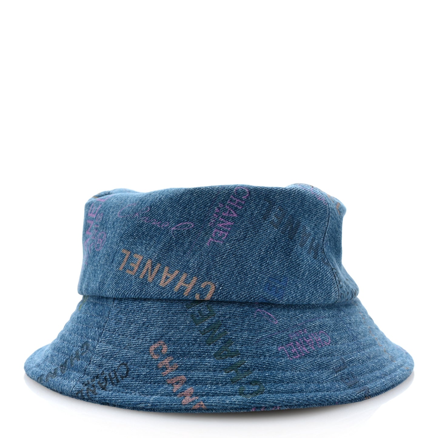 Denim Mood Cloche Bucket Hat L Blue